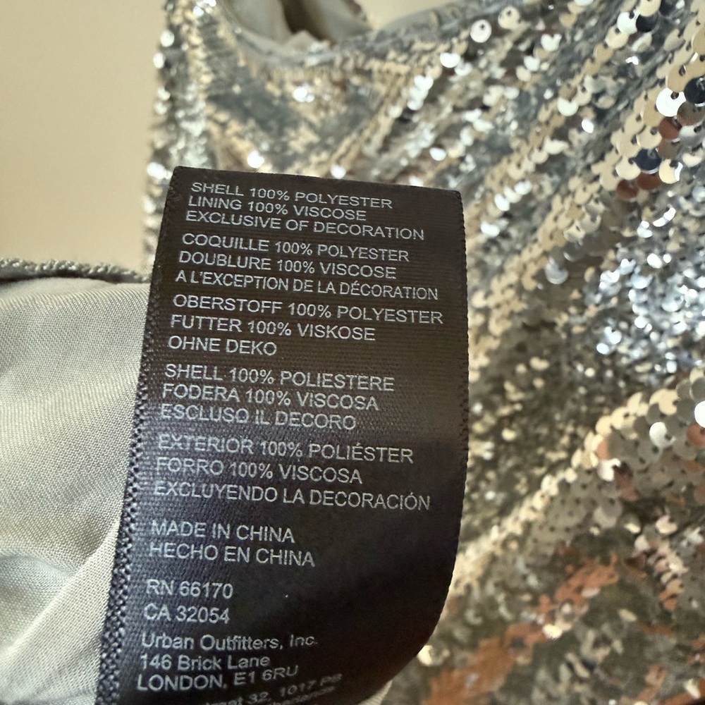 NWT Anthropologie Maeve One-Shoulder Sequin Dress - Picture 11 of 11